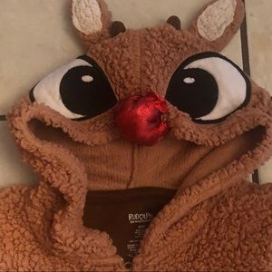 Rudolph onesie Xmas pj Size small / 2 for $10